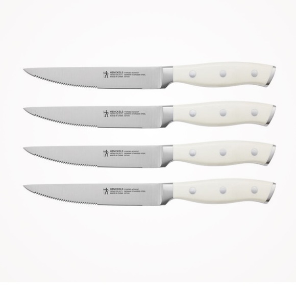 Henckels 4 piece Steak Knife Set Accent Forged - Picture 7 of 8